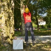 Baumkletter-Meisterschaften: Disziplin Throwline