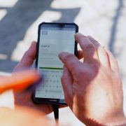 Eingabe von Daten in Baumkataster-App